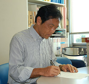 早稲田大学スキー部監督　倉田秀道さん