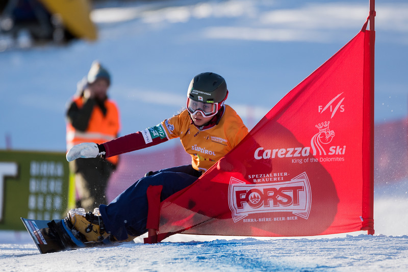 FIS Snowboard World Cup - Carezza ITA - PGS - TAKEUCHI Tomoka JPN © Miha Matavz