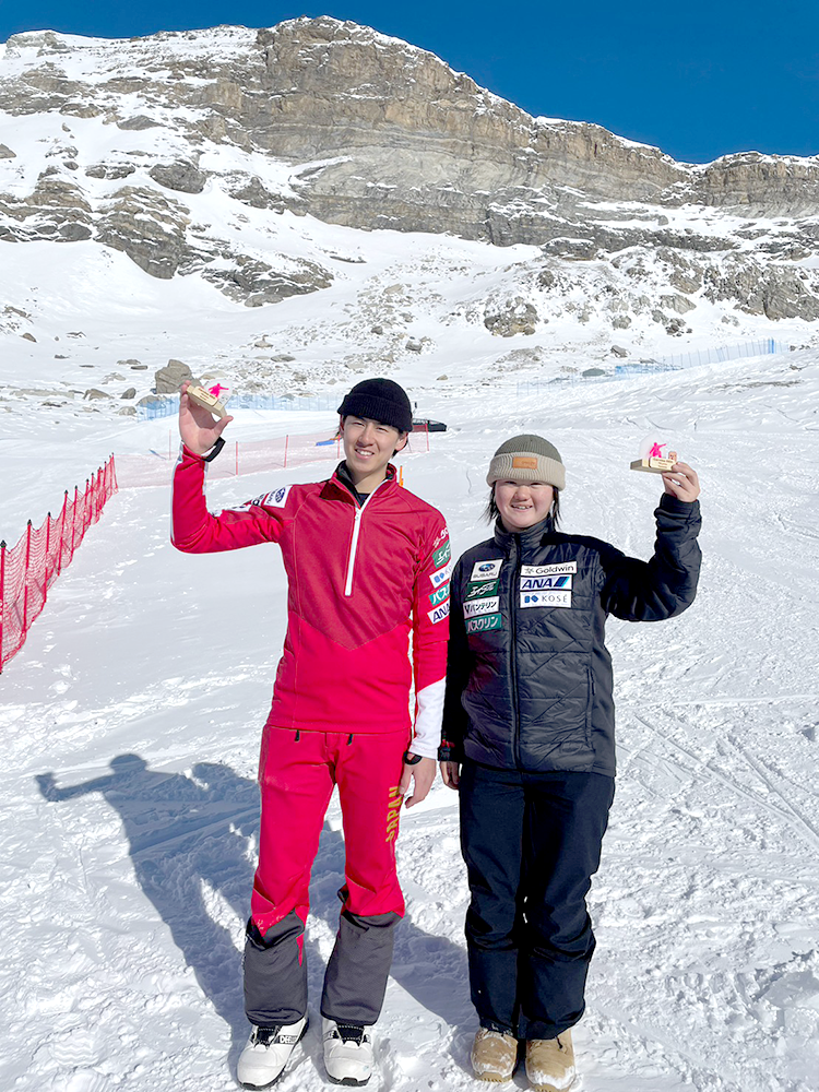 2位の塚原悠翔選手、3位の吉田蓮生選手　おめでとう！ イタリアチェルビニア にて