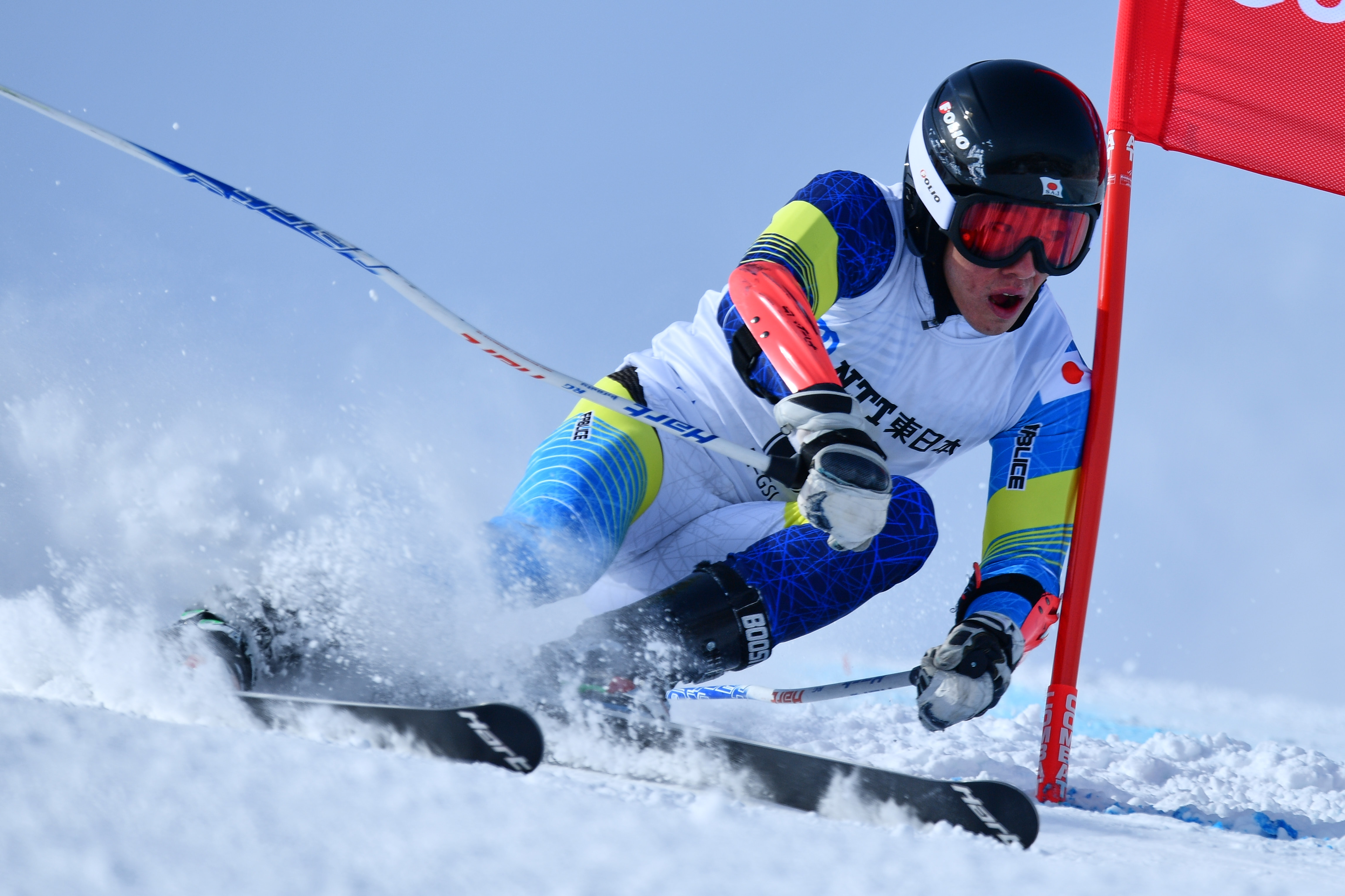 ¬Rz½/Yohei Koyama (JPN),  FEBRUARY 22, 2017 - Alpine Skiing :  Men's Giant Slalom  during the 2017 Sapporo Asian Winter Games  at Sapporo Teine in Hokkaido, Japan.  (Photo by AFLO SPORT)