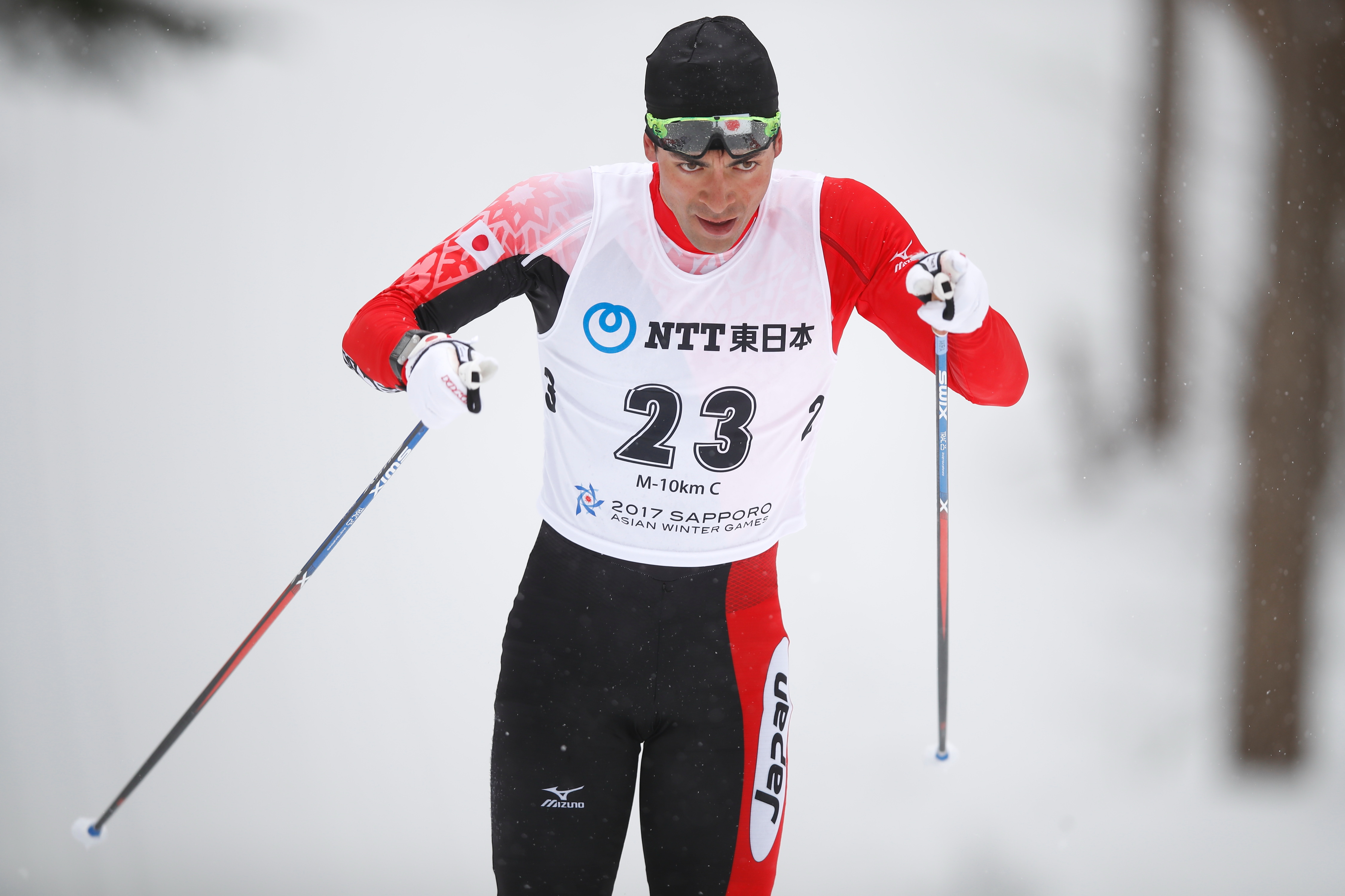 eBOz/Akira Lenting (JPN),  FEBRUARY 23, 2017 - Cross Country Skiing :  Men's 10km Classical  during the 2017 Sapporo Asian Winter Games  at Shirahatayama Open Stadium in Hokkaido, Japan. (Photo by Sho Tamura/AFLO SPORT)