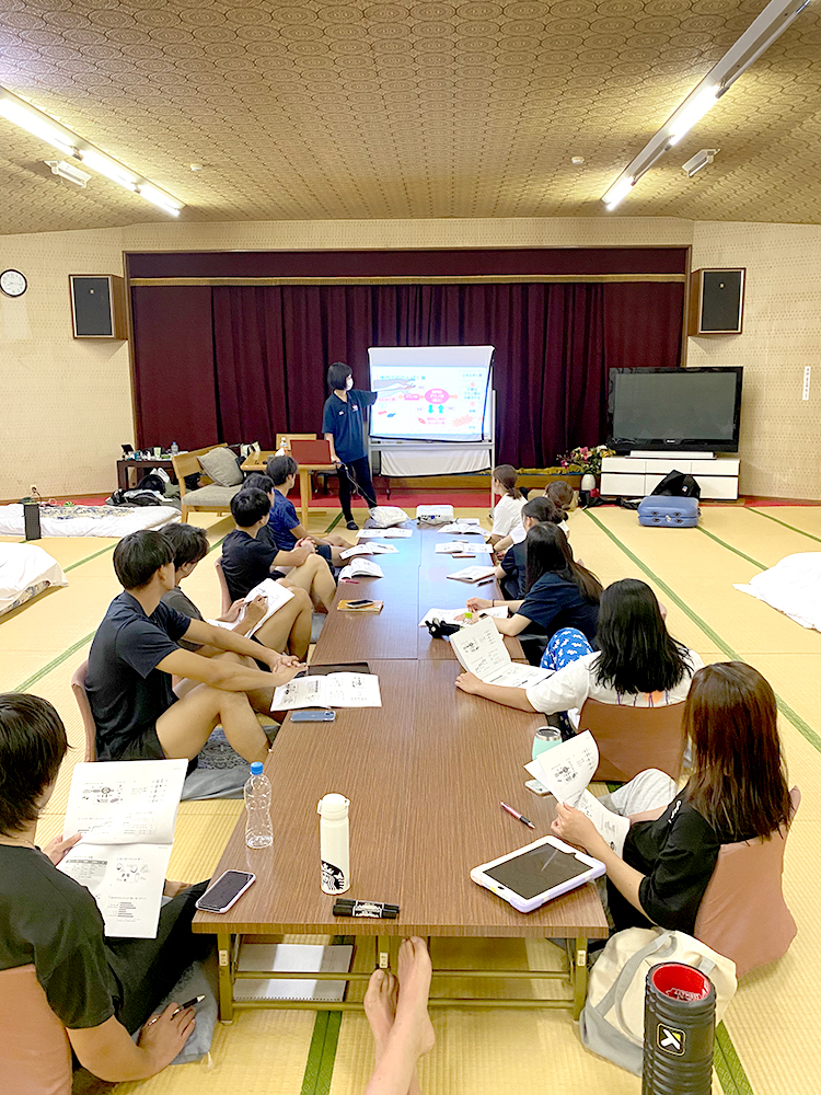 スポーツ栄養士による講習