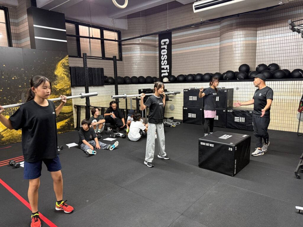 田岡トレーナーによるトレーニングサポート