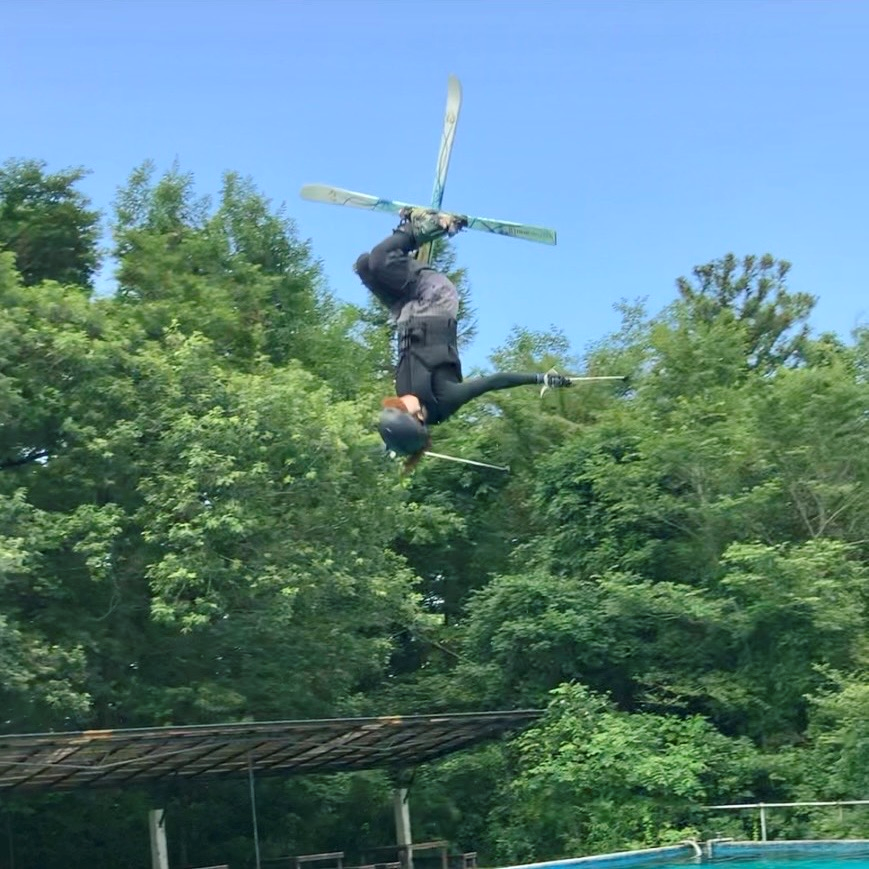 見瀬　クレア選手（近畿大学）のエア